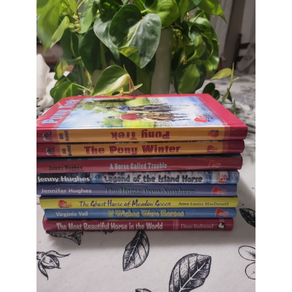Pony Club Chapter Books Hardcover - Lot of 8 Horses Equestrian Morell Hughes ++